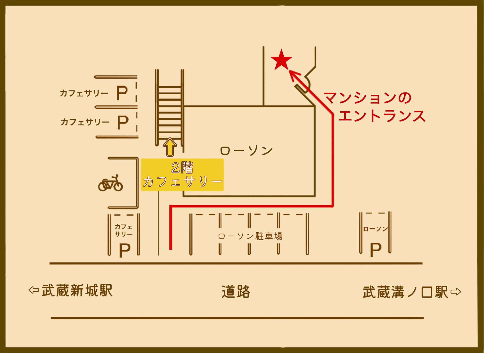 エレベーター案内図